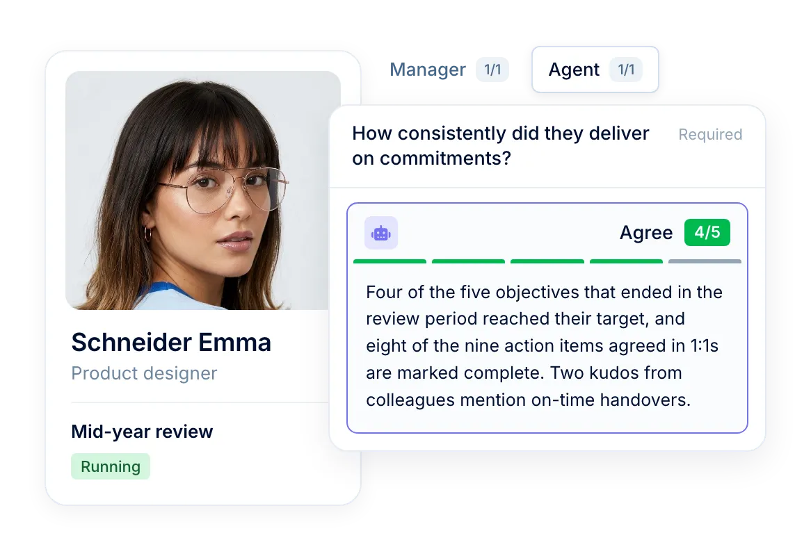 An AI reviewer for your performance reviews