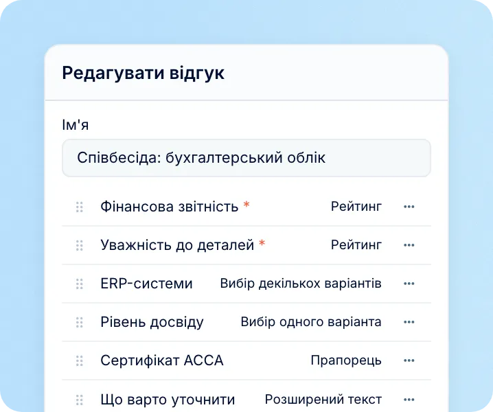 Оціночний лист створюється один раз