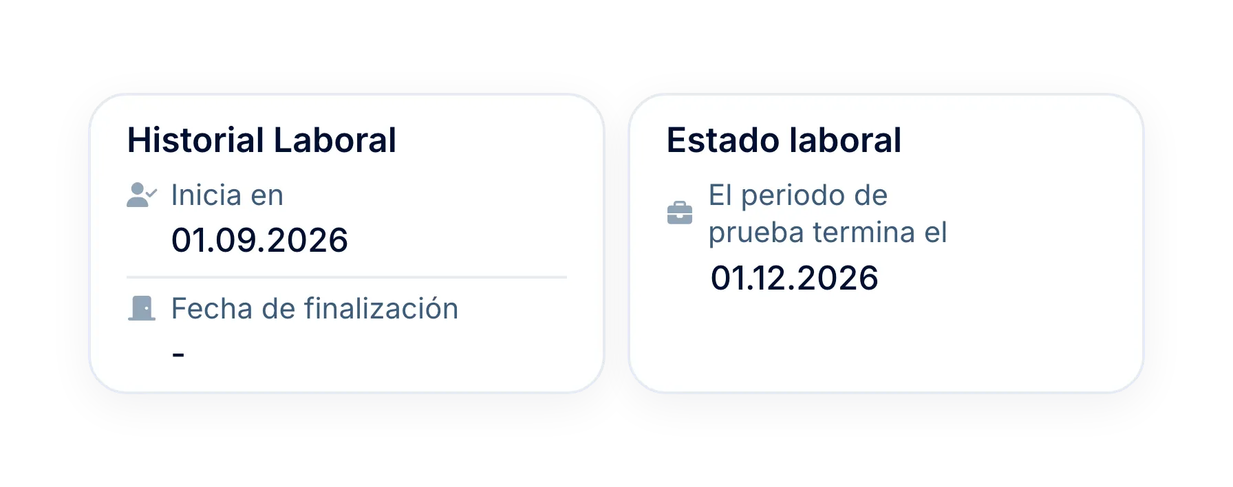 Fechas desde los perfiles