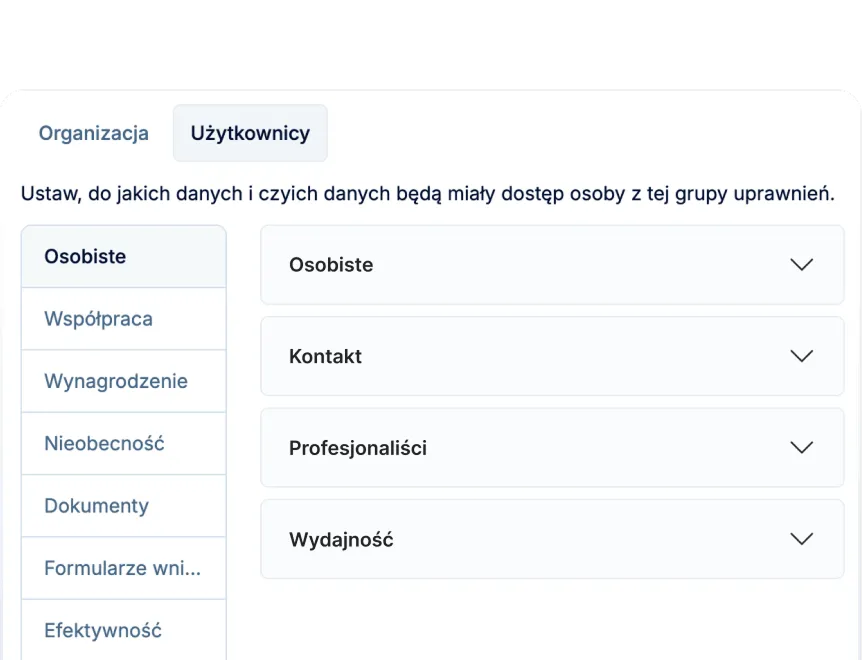 Granularny dostęp i ścieżka audytowa