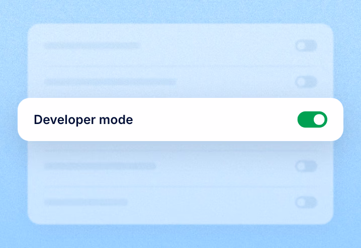 Paso 1: Activa el modo de desarrollador