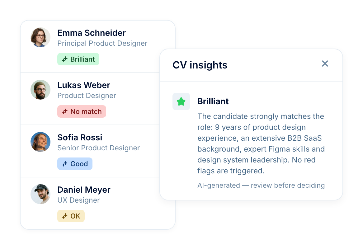 AI resume screening for recruiters