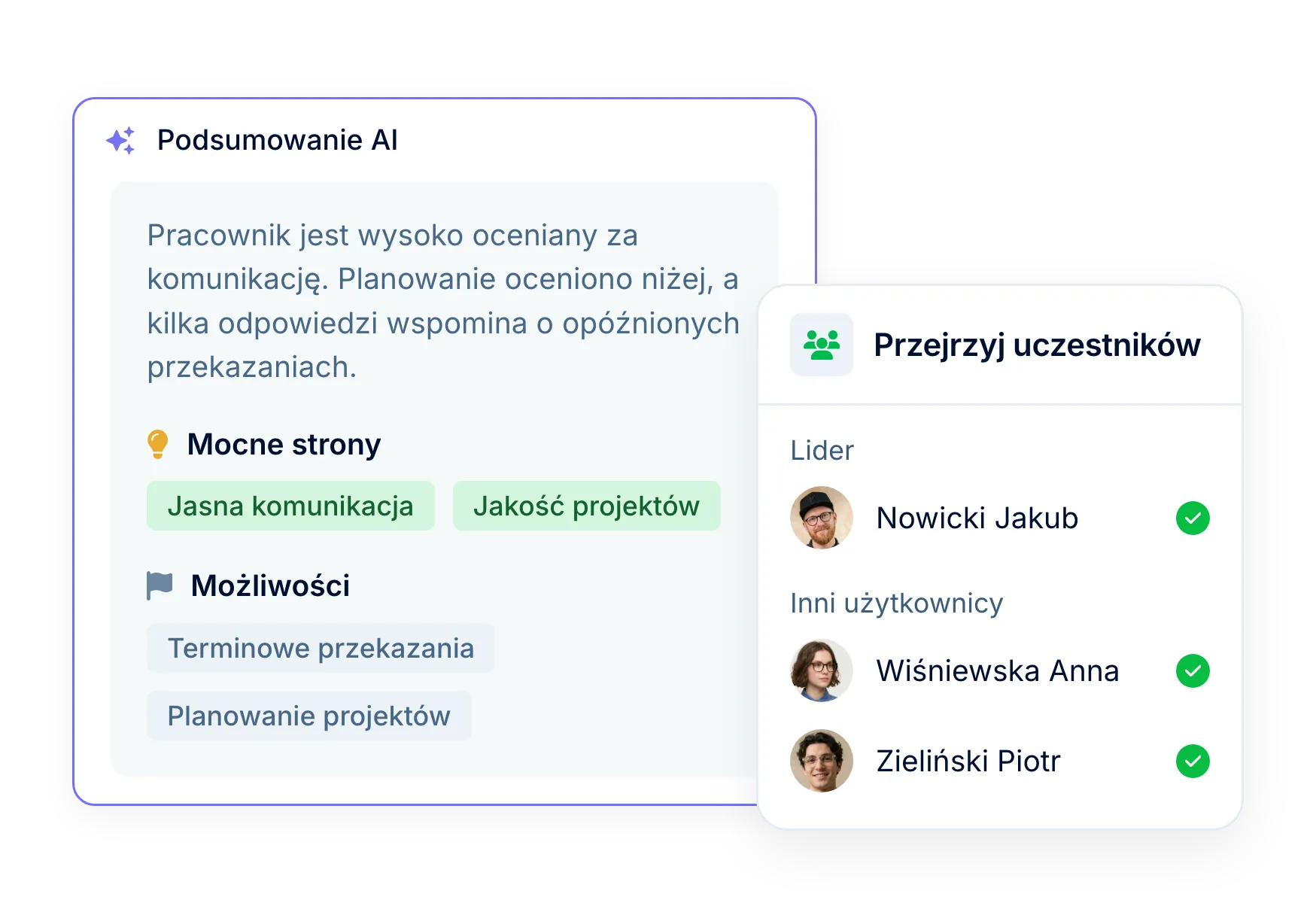 AI w zarządzaniu efektywnością: w cyklu ocen, który już prowadzisz