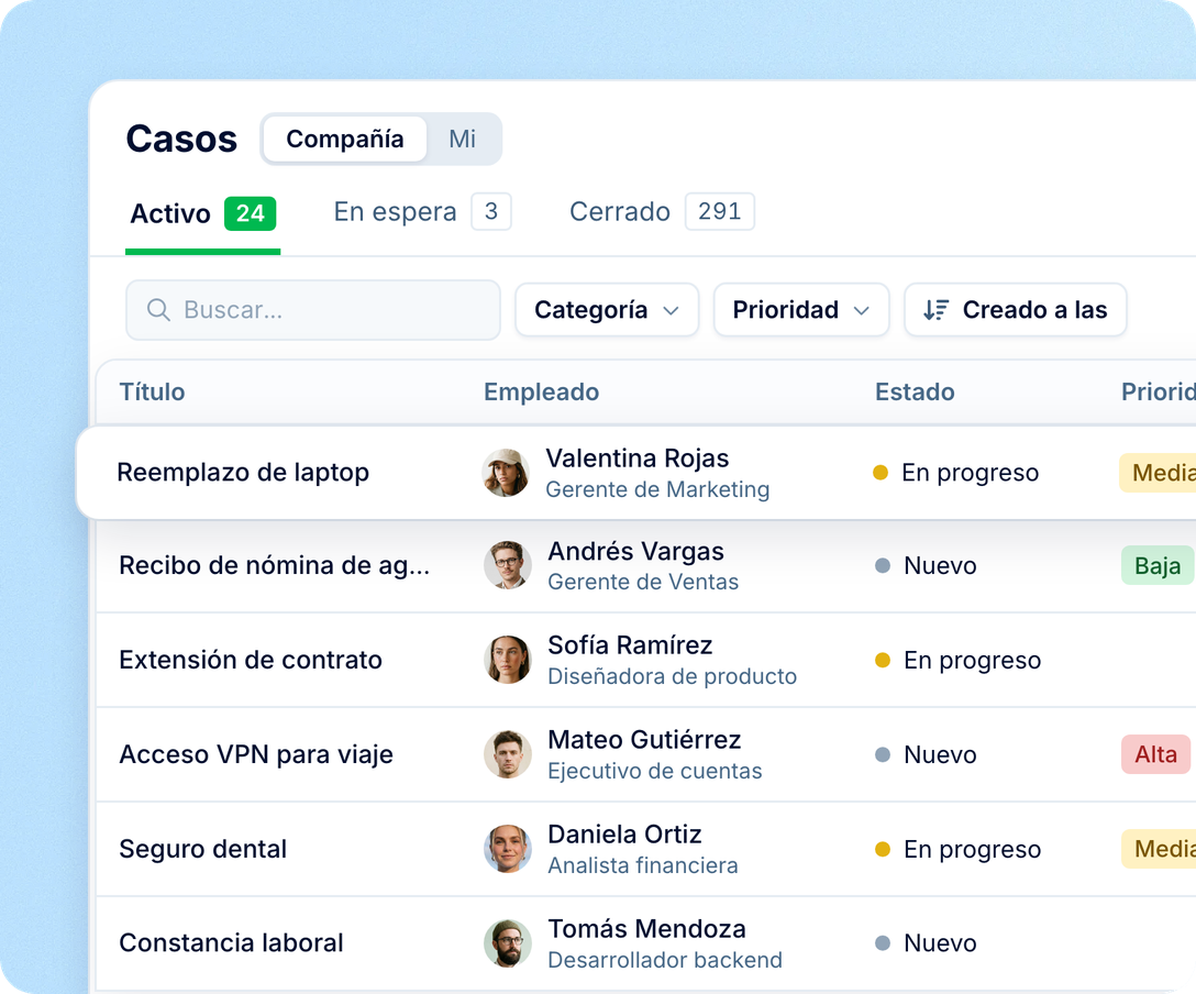 Un registro que queda después de la respuesta