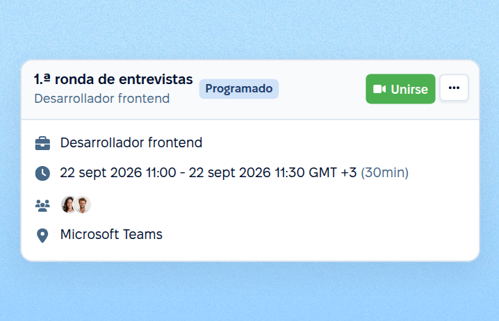 Cada entrada sigue vinculada a su registro en PeopleForce