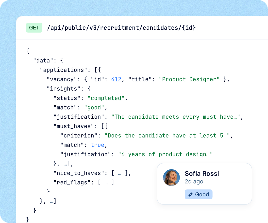 Put the verdicts to work in your own automation