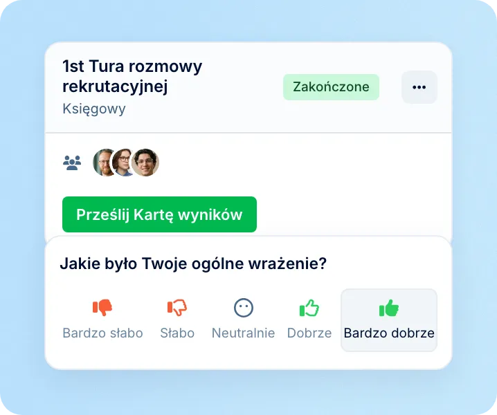 Każdy prowadzący przesyła swoją