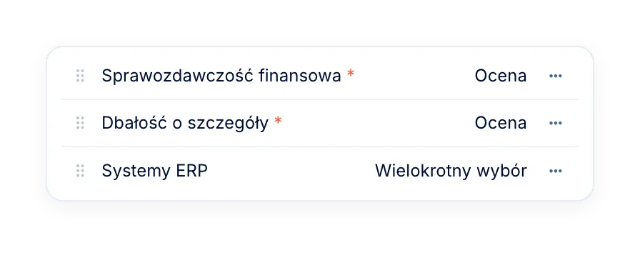 Dla prowadzących rozmowy: jeden jasny formularz