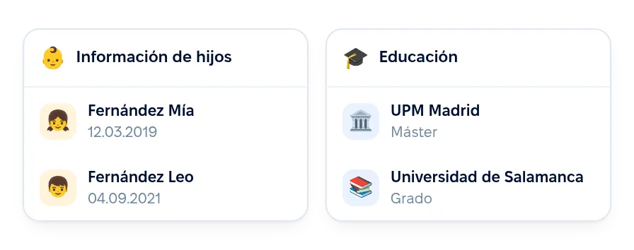 Hijos y educación
