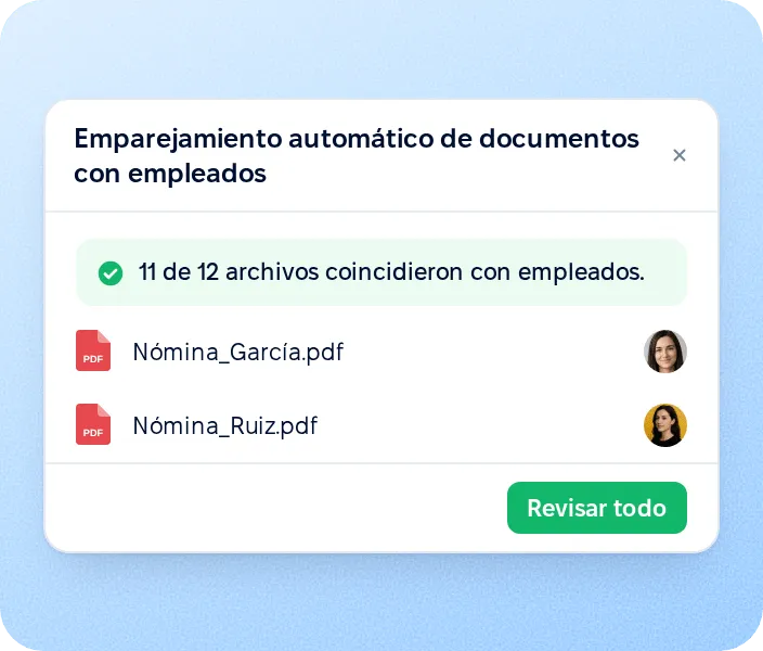 Asignación automática a empleados