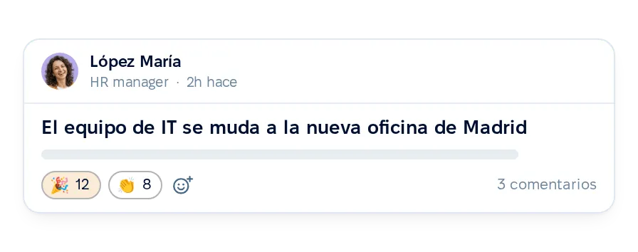 Feed de la empresa