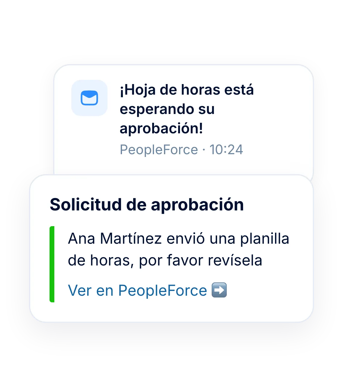 Para aprobadores: solicitudes que llegan a destino