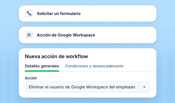Cuentas que se eliminan cuando alguien se va