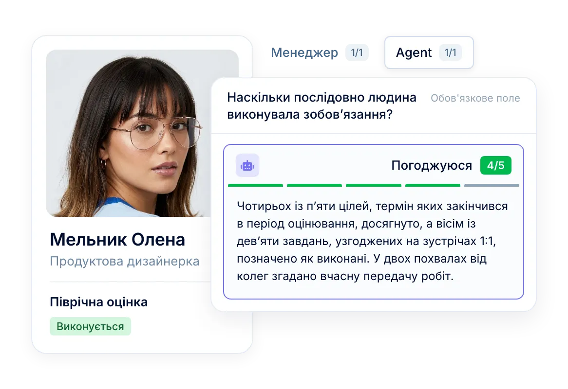 ШІ-оцінювач для ваших оцінок ефективності