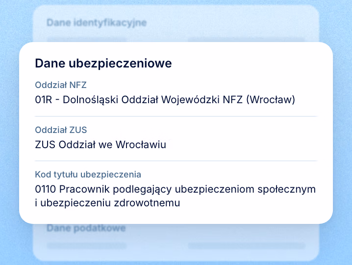 Kartoteka pracownika zgodna z wymogami ERP