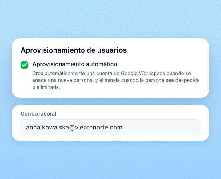 Cuentas para quienes se incorporan