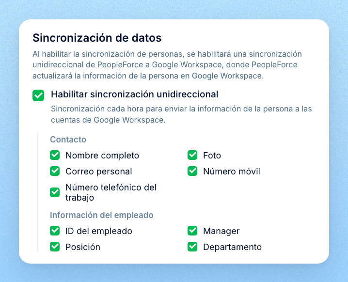 Datos del directorio siempre al día