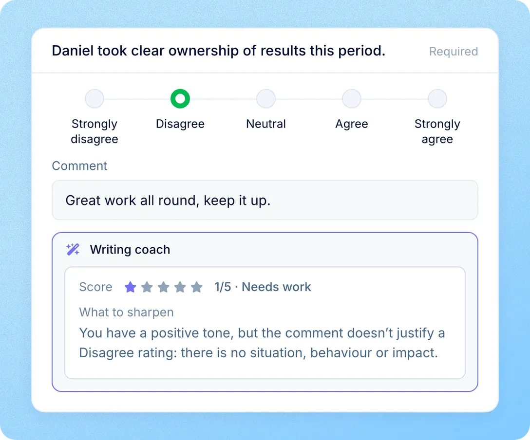 Help reviewers write review comments people can act on