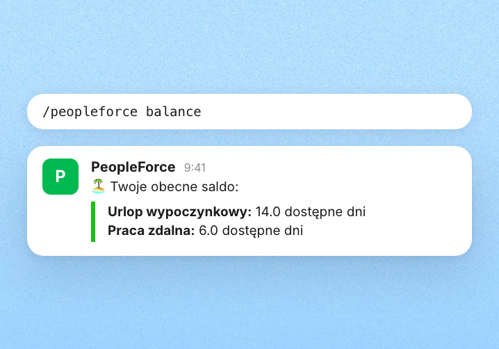 Szybkie odpowiedzi z /peopleforce