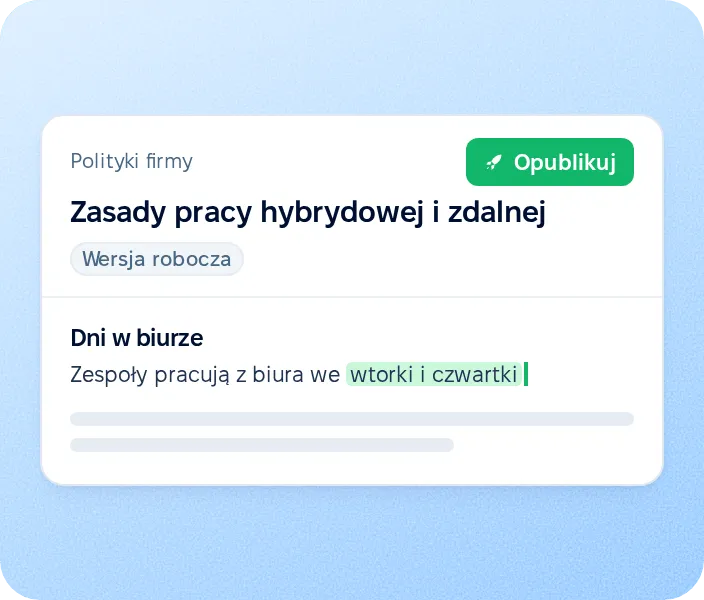 Aktualizacja polityki