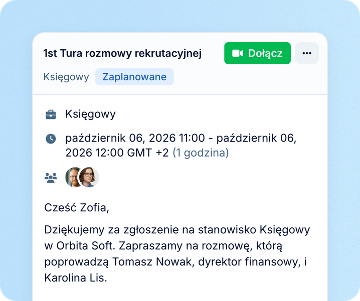 Zaproszenia wysłane, wydarzenia utworzone