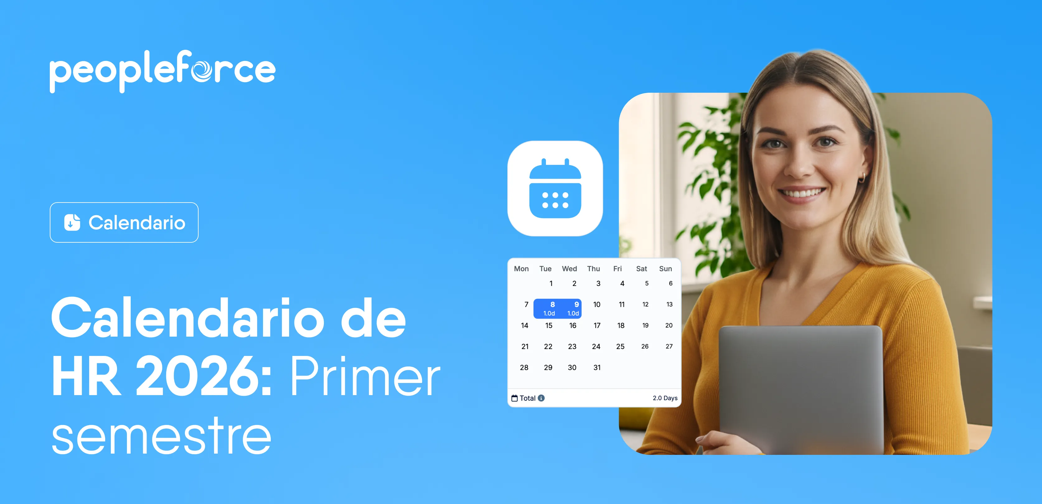 Calendario de HR 2026 | Primer semestre