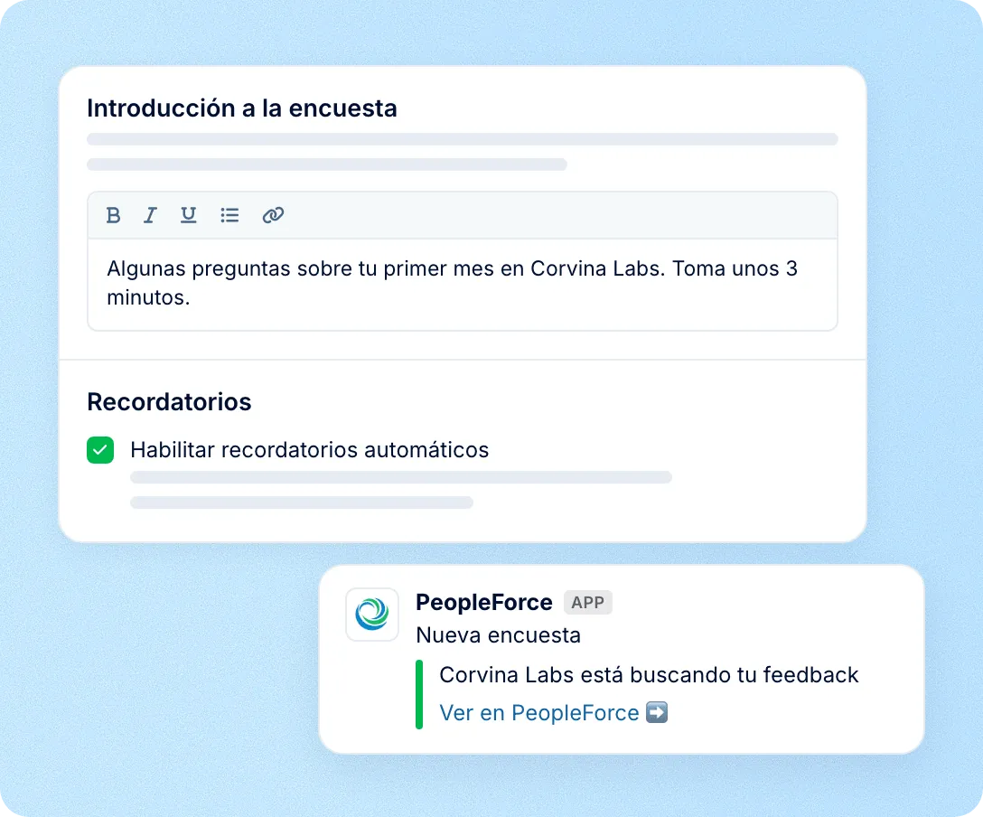 Invitaciones y recordatorios automáticos
