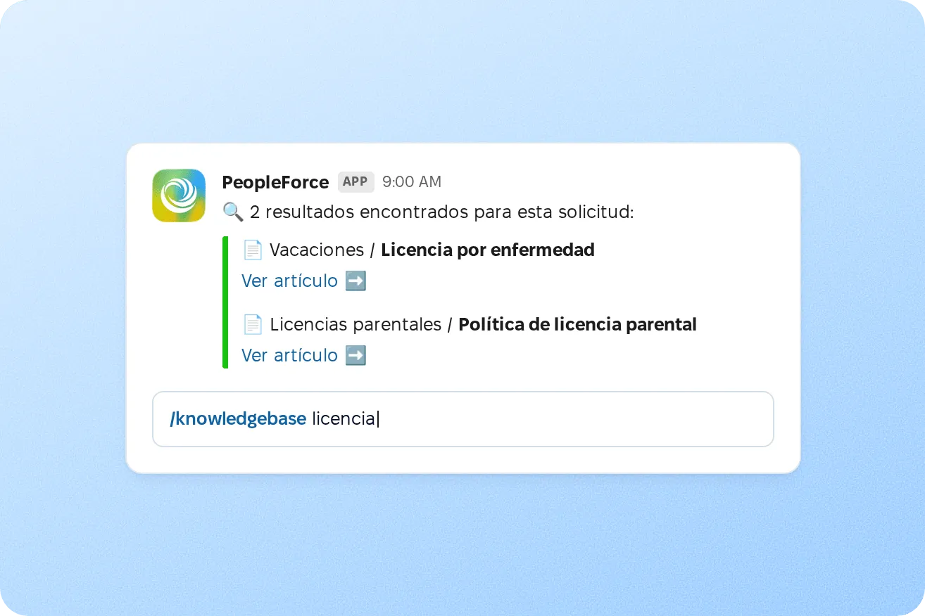 Comando de Slack