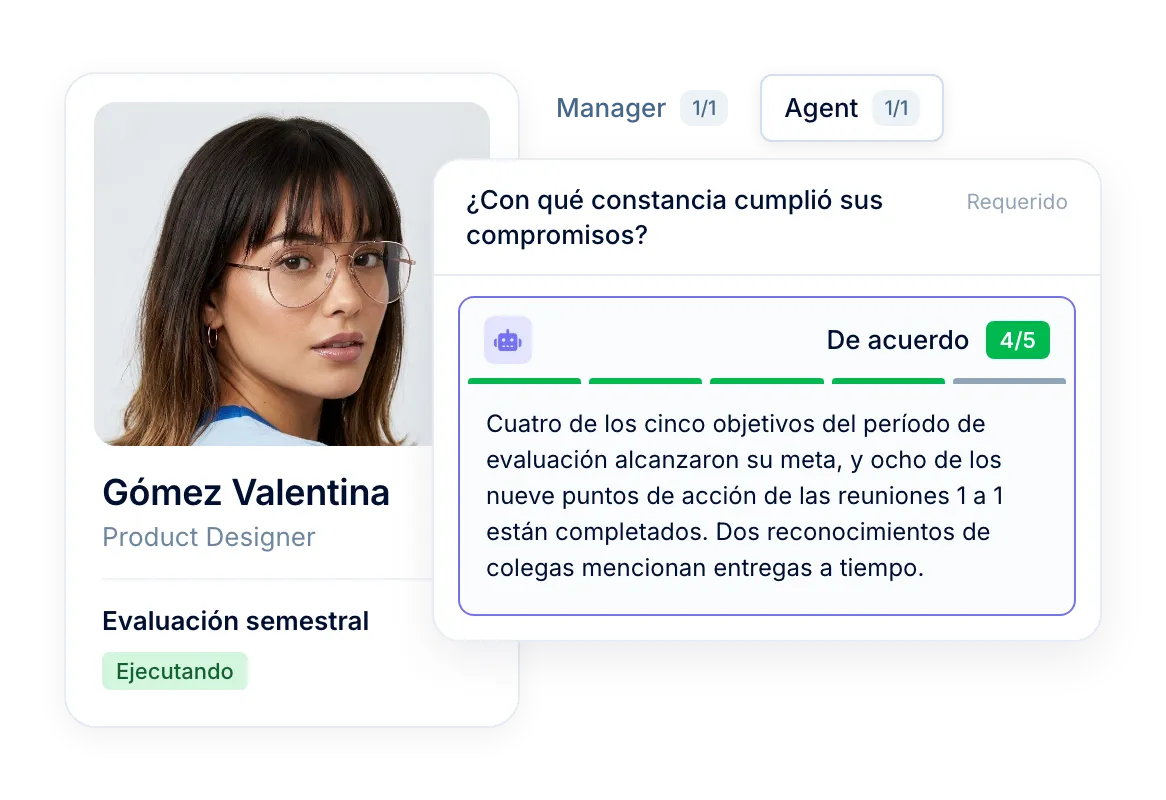 Un evaluador de IA para tus evaluaciones del desempeño