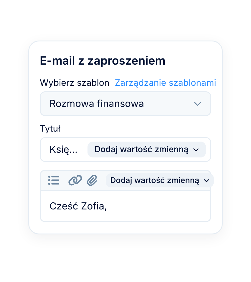 Dla kandydatów: jasne zaproszenie