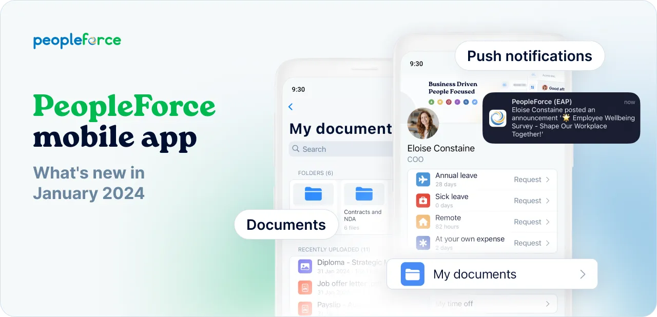 Mobile App improvements: View my documents