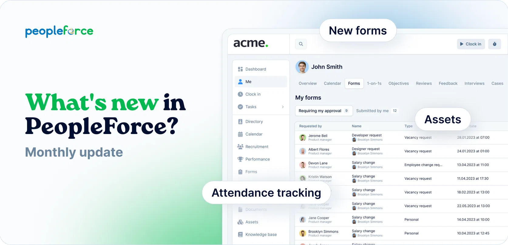 11 new features await you in the HR platform