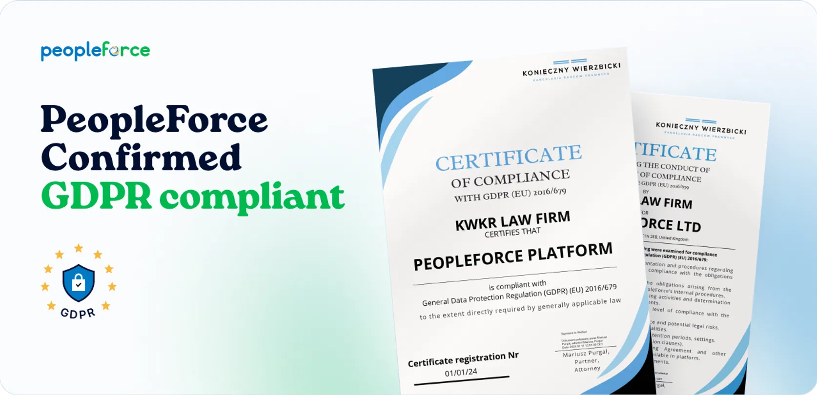 PeopleForce validates GDPR compliance post-audit