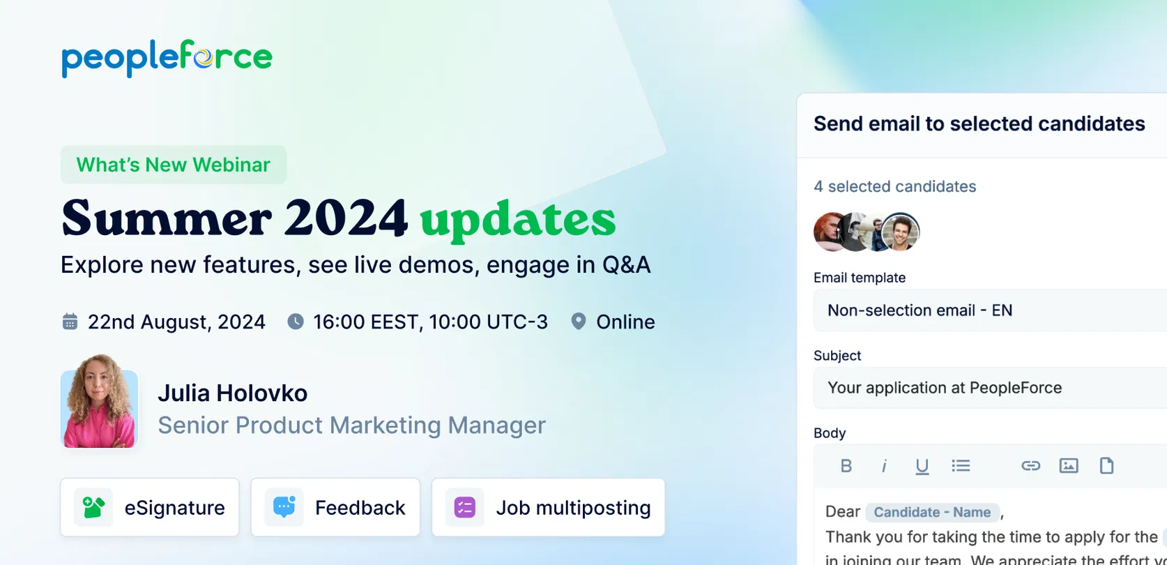 What’s New in PeopleForce: Summer 2024 updates