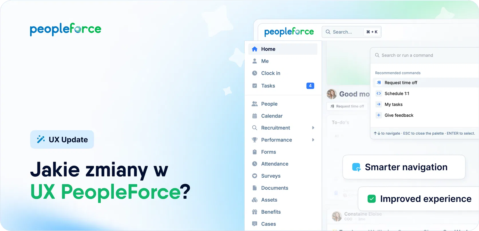 Jakie zmiany w UX PeopleForce?