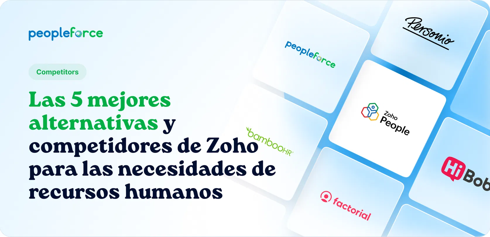 Las 5 mejores alternativas y competidores de Zoho para las necesidades de recursos humanos