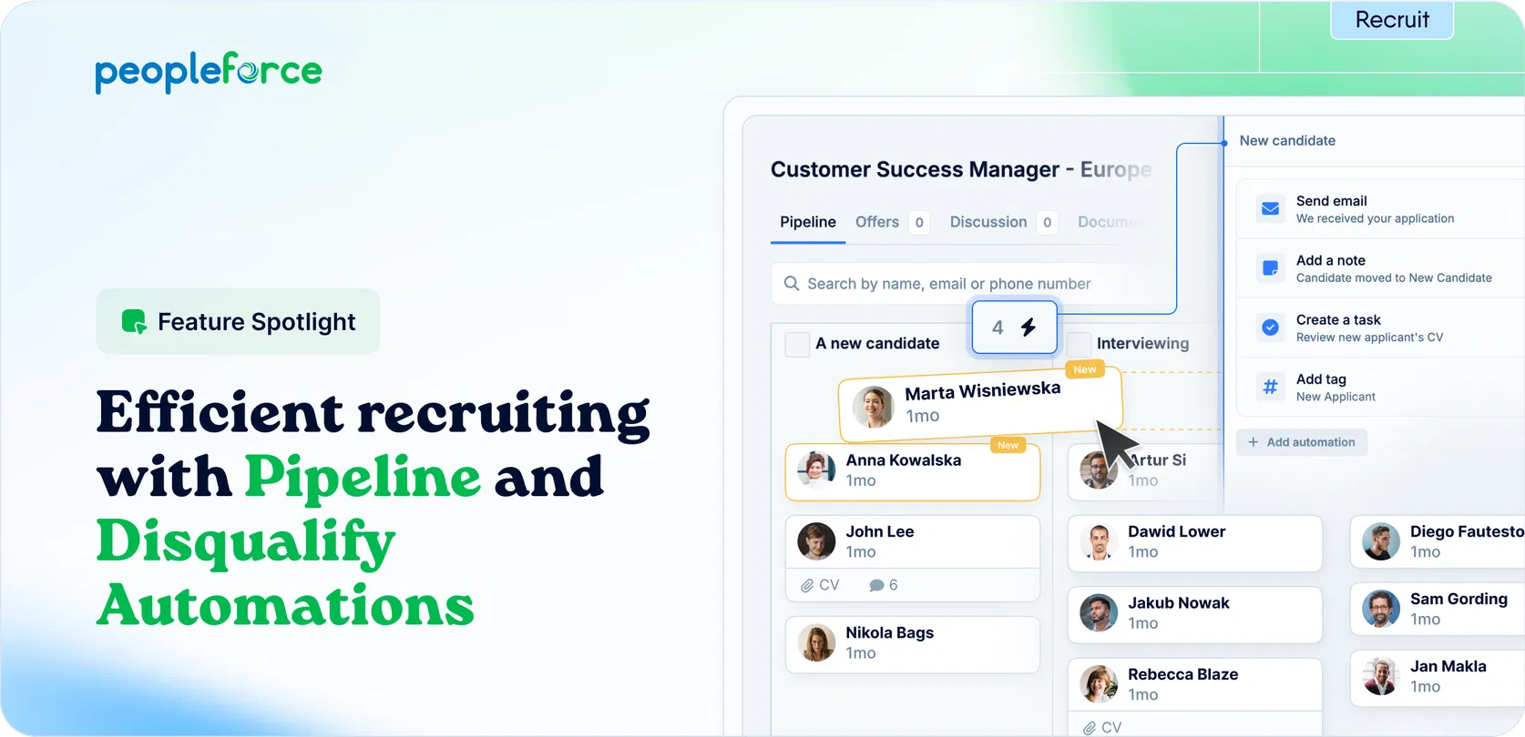 Automate your recruitment pipeline with PeopleForce