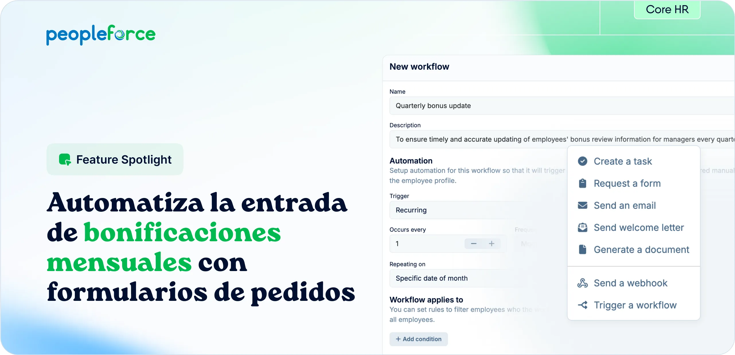 Automatiza la entrada de bonificaciones mensuales con formularios de pedidos