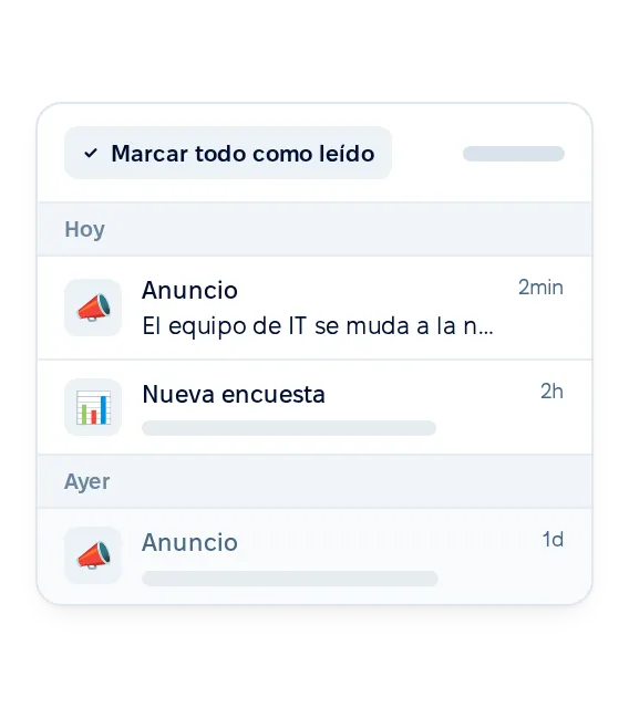 Notificaciones en la app y push